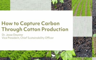 How to Capture Carbon through Cotton Production